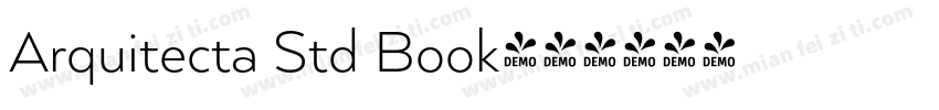 Arquitecta Std Book字体转换